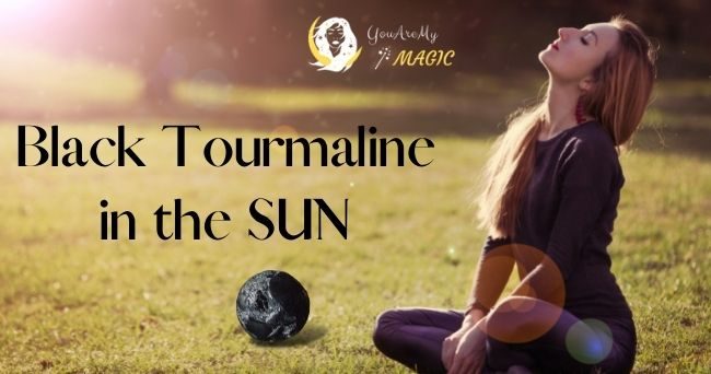 Black Tourmaline in sun