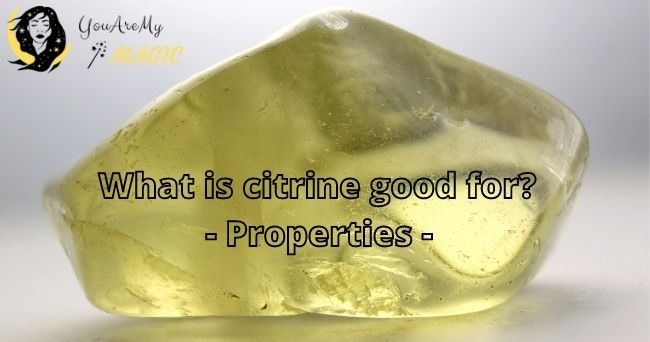 What is citrine good for