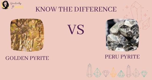 Peru Pyrite Vs Golden pyrite